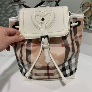 Burberry heart collection back pack